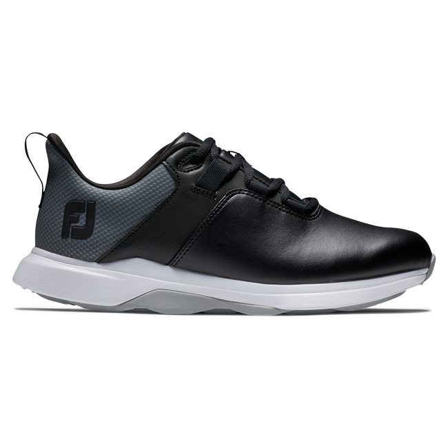 [982027] Footjoy Womens Golf Shoes | Pro Lite 3d (Black/Grey, 7)