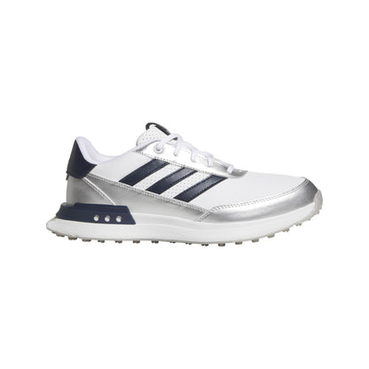 [JR695255] Adidas Womens Golf Shoes | S2G Leather 25 | White-Indigo-Grey (UK5.5)
