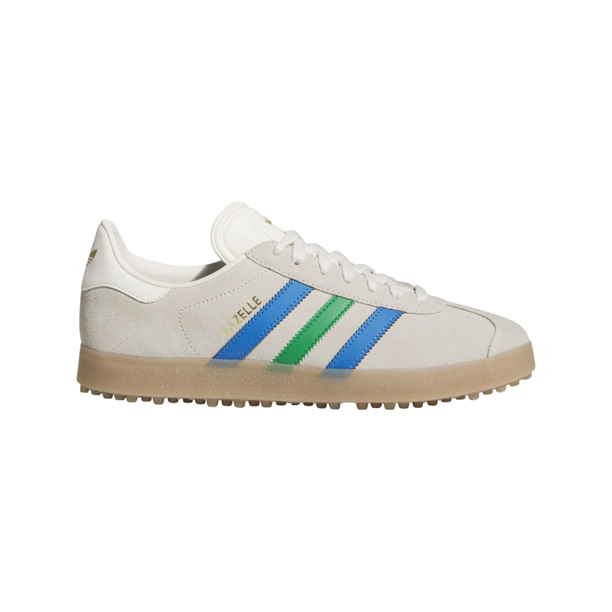 [JI41659] Adidas Mens Golf Shoe | Gazelle | White-Green-Blue-Beige (9)