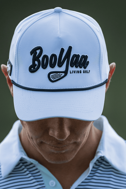 [CP-WHITE CLASSIC] Booyaa Golf Caps (White Classic)