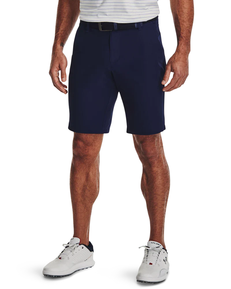 [137008641028] Under Armour Mens Golf Shorts | Taper (Navy, 28)