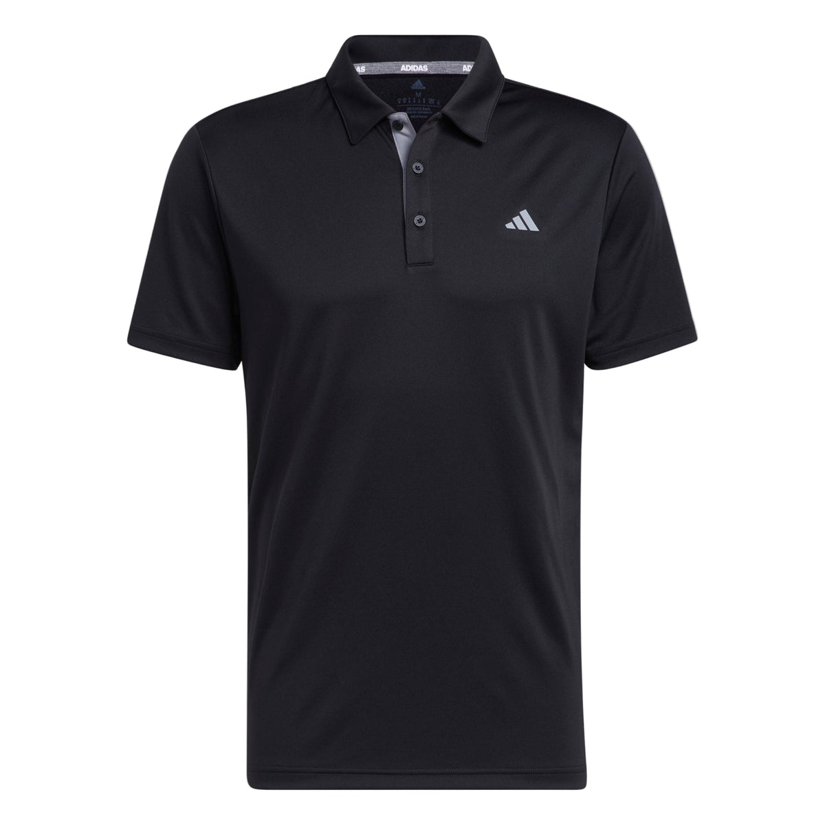 [IA54462XL] Adidas Mens Golf Shirt | Drive Polo | Black (2XL)