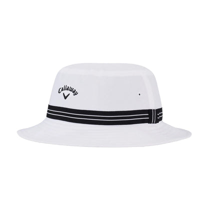 [4000588-700-01] Callaway Mens Bucket Hat | White-Black (S/M)