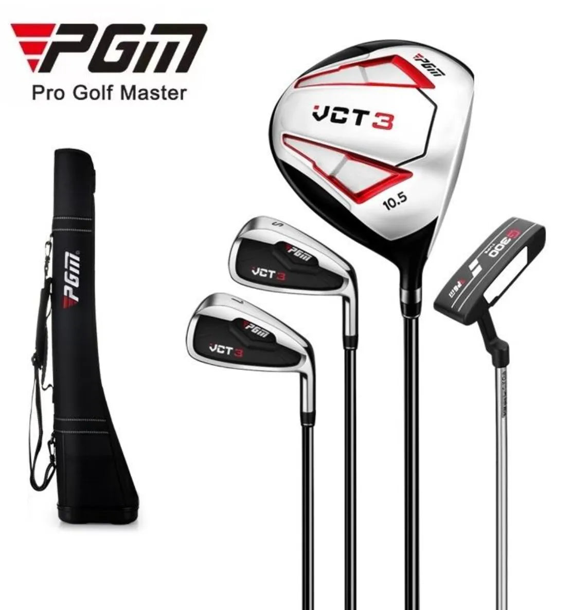 PGM Golf Clubs With Sunday Bag | 4 Club Set | Steele shaft