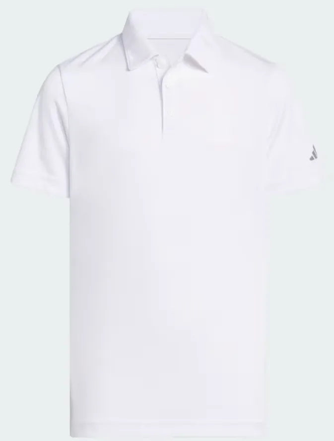 Adidas Junior Golf Shirt | B Performance Polo | White