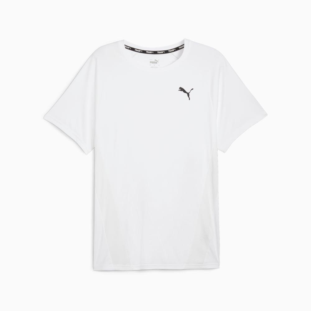 MEN'S PUMA TRAIN ALL DAY TEE SHIRT - WHITE