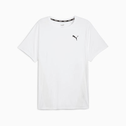 MEN'S PUMA TRAIN ALL DAY TEE SHIRT - WHITE