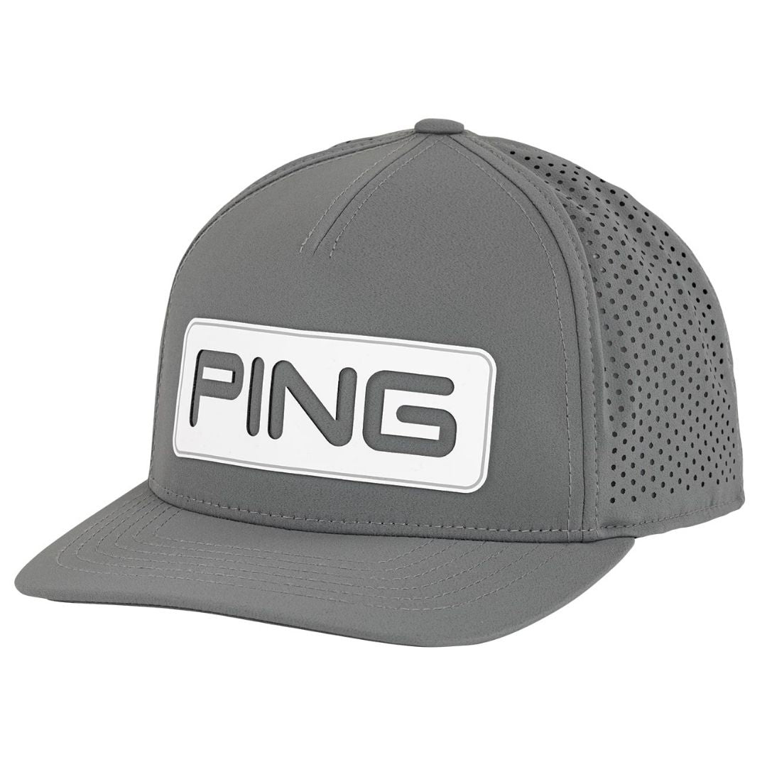 Ping Golf-ის ქუდი | Tour Vented Delta | ნაცრისფერი/თეთრი