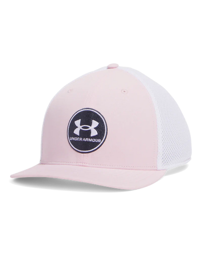 Under Armour-ის მამაკაცის ქუდი | Chill Drive Low Stretch Fit | პრაიმ ვარდისფერი