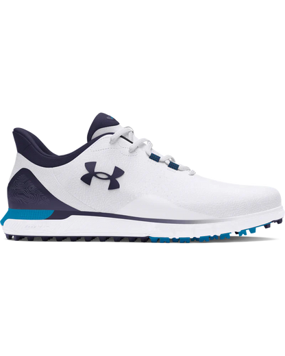 Under Armour Men`s Shoe | Drive Fade Spikeless | WhiteNavy/Blue