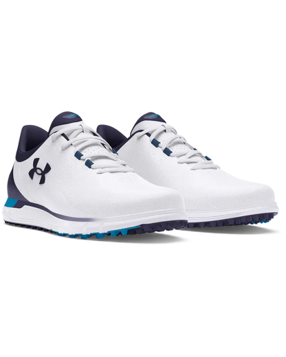 Under Armour Men`s Shoe | Drive Fade Spikeless | WhiteNavy/Blue