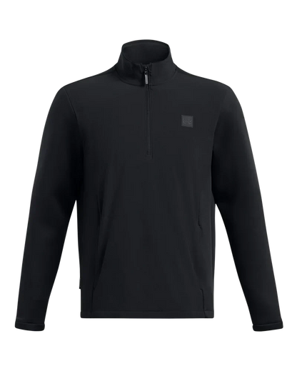 Under Armour-ის მამაკაცის გოლფის ქურთუკი | Drive Pro Storm | ჰიბრიდული ნახევრად ელვა | შავი