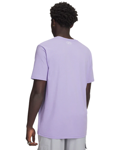 Under Armour Men`s Golf Shirt | Sportstyle Logo LC SS | Lilac