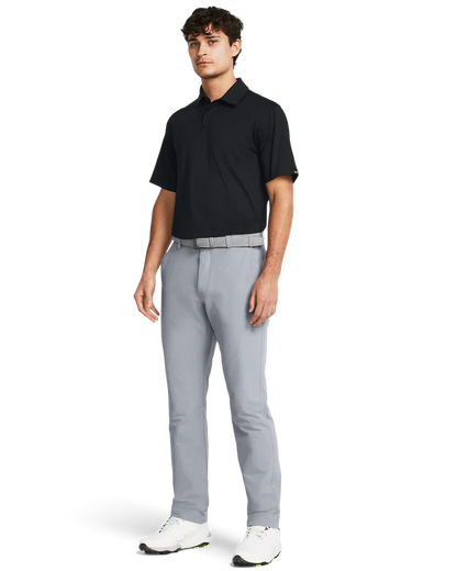 Under Armour მამაკაცის გოლფის შარვალი | Tech Tapered | მუქი ნაცრისფერი