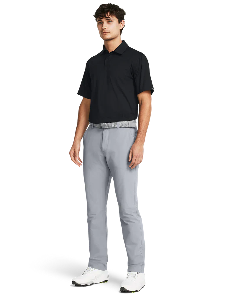 Under Armour მამაკაცის გოლფის შარვალი | Tech Tapered | მუქი ნაცრისფერი